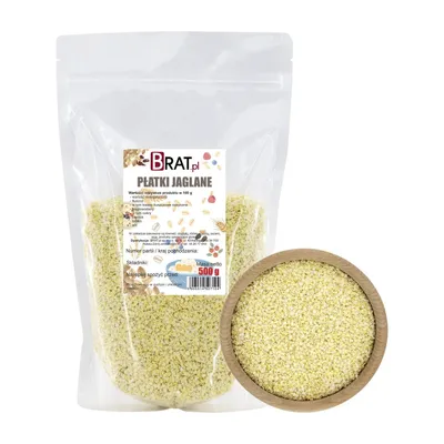 Zdjęcie produktu dla Płatki jaglane 500g Brat.pl