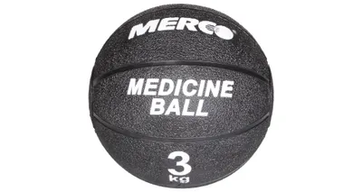 Obrázek produktu pro Merco Black gumový medicinální míč hmotnost 3 kg