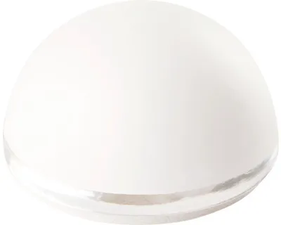 Obrázek produktu pro Dveřní zarážka Ø 22mm, bílá, 2 ks