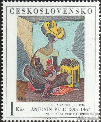 Produktbild von Briefmarken Tschechoslowakei 1973 Mi 2172b postfrisch Kunst