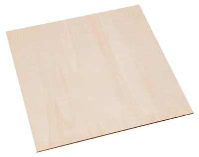 Produktbild von Sperrholzplatten Linde - Bastelholz Platten - 30 Stück - 40 x 40 x 0,27 cm - Für Modellbau und Handwerk
