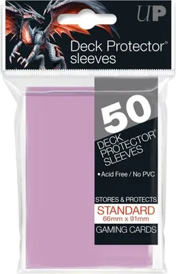 Image de Ultra Pro - Protector Sleeves - Bright Pink - taille standard 50 pièces