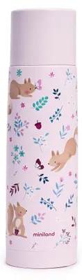 Immagine prodotto di Miniland Thermos per bambini in acciaio inossidabile Dreamland 500 ml - Scoiattoli