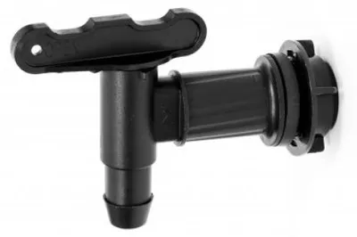 Image de Robinet pour récupérateur d'eau de pluie - Noir polyéthylène