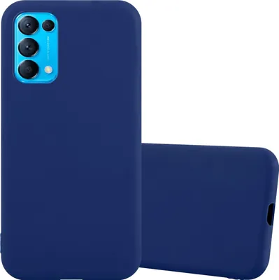 Image de Cadorabo Housse pour Oppo FIND X3 LITE Housse en bleu Housse téléphone portable TPU Silicone Etui Case Cover