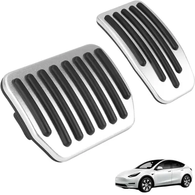 Produktbild von Rutschfeste Pedalabdeckungen, kompatibel mit Tesla Model Y und Model 3 – Brems- und Gaspedalabdeckungen für Autos von Phonillico®