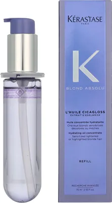 Produktbild von Nachfüllpackung für feuchtigkeitsspendendes Öl für blondes Haar Blond Absolu Cicagloss (Haaröl Nachfüllpackung) 75 ml