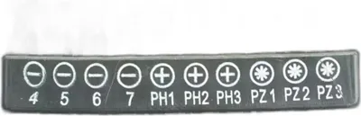 Immagine prodotto di DEDRA Súprava skrutkových bitov - 18A07S13