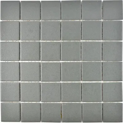 Produktbild von Mosaikfliese Keramik grau metall RUTSCHEMMEND RUTSCHSICHER MOS14-0222-R10