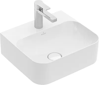 Produktbild von Villeroy & Boch V&B Handwaschbecken FINION 430x390mm verd ÜL ViFlow geschl we C+