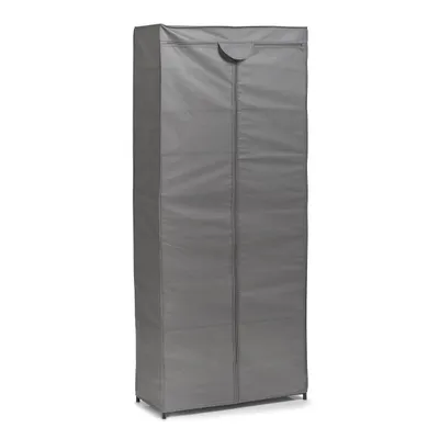 Obrázek produktu pro Textilní botník Zeller, kov/textil, 66x30x156 cm, šedá