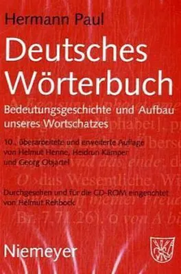 Produktbild von Deutsches Wörterbuch. CD-ROM. Bedeutungsgeschichte und Aufbau unseres Wortschatzes