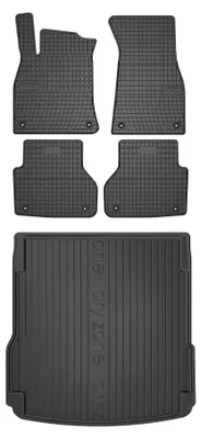 Immagine prodotto di Tappetini gomma SolidPRO + baule DryZone per Audi A6 C8 2018-2025 5 pezzi