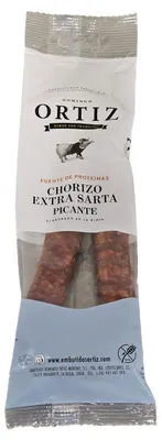 Obrázok produktu pre Ortiz Chorizo Extra Sarta Spicy 200 g – Pikantné, pikantné španielske chorizo