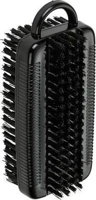 Produktbild von NAGELBÜRSTE DOPPELT,SCHWARZ/ PBT SCHWARZ,ø 0,35MM MITTEL/HA