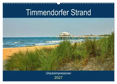 Produktbild von Timmendorfer Strand - Urlaubsimpressionen (Wandkalender 2027 DIN A2 quer), CALVENDO Monatskalender