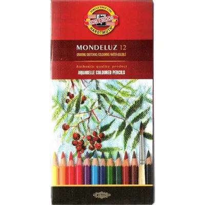 Produktbild von KOH-I-NOOR Aquarellstifte Mondeluz 3655 - 12 St.