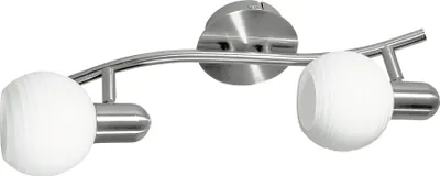 Produktbild von Rabalux 6342 Deckenstrahler 2 Spots Aurel, E14, silber-weiß, Modern, 35cm