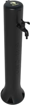 Produktbild von Sined | Gartenfontäne Tritone - 100 Cm - Schwarz - Uv-Beständig - Mit Wasserhahn Und Schlauchanschluss