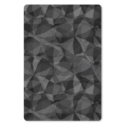Produktbild von MuchoWow® Mauspad Mousepad Schwarz - Mosaik - Abstrakt - Muster 40x60 cm - Mousepads - Maus Mat - Pad - Mausunterlage - Schreibtisch Accesoire