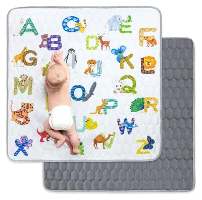 Produktbild von Faltbare Baby-Spielmatte 127x127cm aus Baumwolle