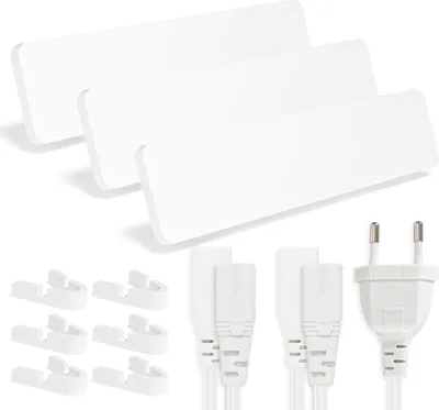 Produktbild von Ikodm 3er-Set Infrarot-Schimmelheizung je 50 W zur Wandtrocknung, Weiß