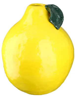 Produktbild von Dekovase LIMONE ZITRONE bauchig H. 25,5cm gelb aus Keramik Gilde WA