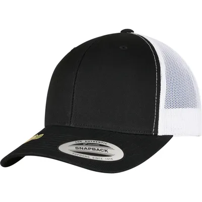 Immagine prodotto di FLEXFIT 6606RT | YP Classics Recycled Retro Trucker Cap 2-Tone - Colore: Nero/Bianco - Taglia: Unica