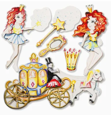 Produktbild von Wandsticker 3D-Optik XXL-Sticker Prinzessin IV