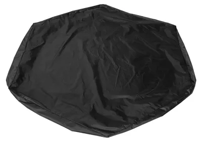 Produktbild von Wasserdichte sechseckige Sandkastenabdeckung für Kinder, Schutz für Garten, Schwimmbad, Sonnenschutz, Schwarz, 140 x 110 x 20 cm