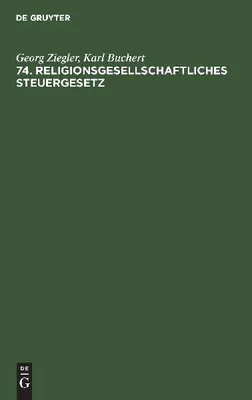 Produktbild von 74. Religionsgesellschaftliches Steuergesetz