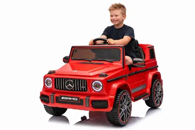 Produktbild von Mercedes Benz G63 Kinder Elektroauto 12V Kinderauto G Klasse mit Fernbedienung - Rot