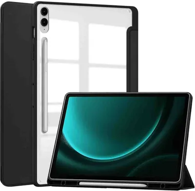 Produktbild von imoshion Trifold Hardcase Klapphülle Samsung Tab S10 Plus / Tab S9 FE Plus / Tab S9 Plus 12.4 Zoll - Schwarz