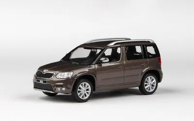 Zdjęcie produktu dla Skoda Yeti FL (2013) - brązowy matowy metalik ABREX 1:43