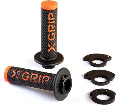 Productafbeelding van Braaaap Griffe Lock-On-Handvaten, Oranje, Met Rolgaadapters