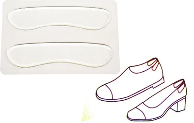 Produktbild von Bevaform Gel Pads Polst Streifen Fersenhalter Fersenkissen Damen Herren Gel Fersenhalter