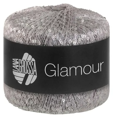Produktbild von Lana Grossa - Glamour 0001 silbergrau