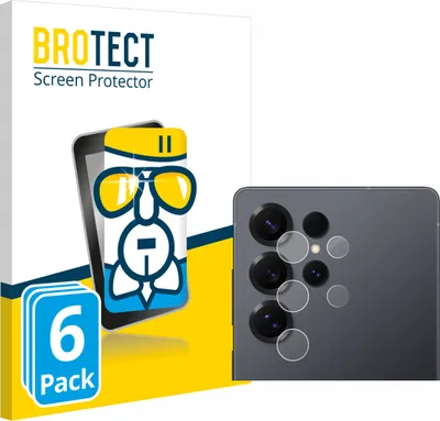 Produktbild von 6x BROTECT Schutzglas für Samsung Galaxy S25 Ultra (NUR Kameraschutz) Schutzfolie Panzer Folie Glas Display Schutz klar