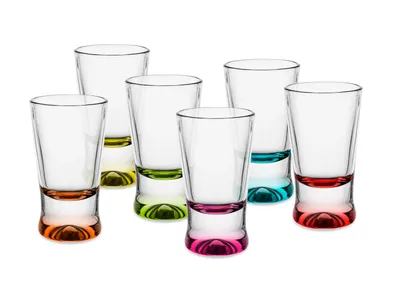 Obrázek produktu pro GLASMARK Sada 6 barevných panáků na vodku - 25ml