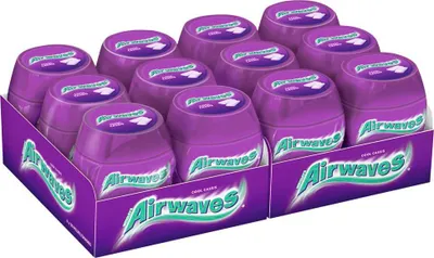 Image de AIRWAVES Boîte de Cool Cassis (2x6)x50 dragées (présentoir - 12 boîtes)