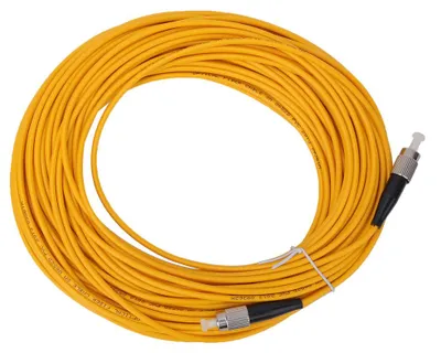 Produktbild von 20 m langes FC/UPC-auf-Singlemode-Glasfaser-Patchkabel, gelb
