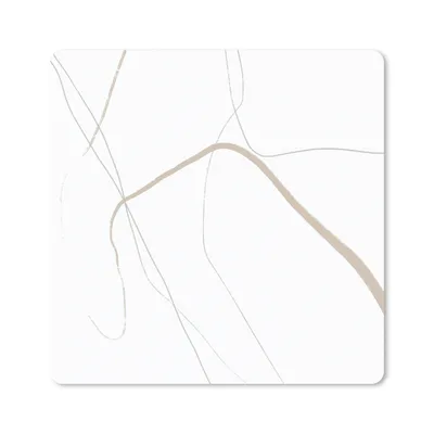 Produktbild von MuchoWow® Mauspad Mousepad Abstrakt - Minimalismus - Linienkunst 30x30 cm - Mousepads - Maus Mat - Pad - Mausunterlage - Gaming