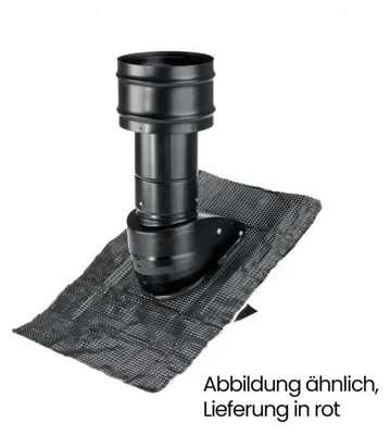 Produktbild von Zehnder Dachhaube 160 Steildach rot 6 - 60 Grad