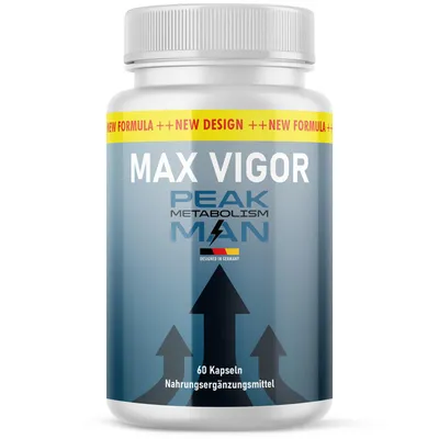 Produktbild von Max Vigor Metabolism Peak Kapseln | Mit wertvollen Inhaltsstoffen | Einfache Anwendung | 60 Kapseln