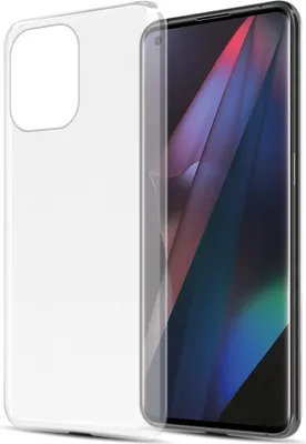 Produktbild von Cadorabo Hülle für Oppo FIND X3 PRO Schutz Hülle in Transparent Schutzhülle TPU Silikon Cover Etui Case