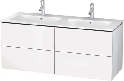 Image de Duravit L-Cube Meuble sous-lavabo suspendu, 4 tiroirs, 1290x550x481mm, LC625908383