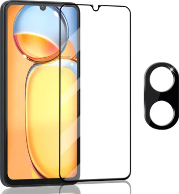 Produktbild von 1-Pack Displayschutzfolie & 1-Pack Objektivschutz fur Xiaomi Redmi 13C 5G aus 9H gehärtetem Glas