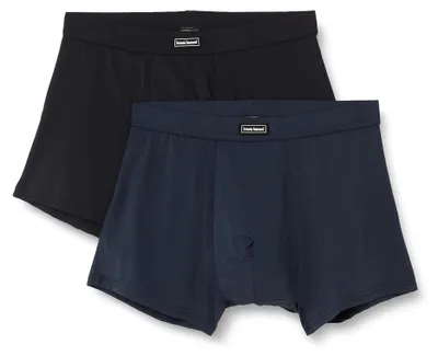 Produktbild von bruno banani - Micro Simply - Short - 2er Pack (L Blaugrau/Schwarz)