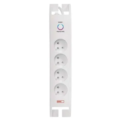 Image de EMOS Parafoudre 900J - 4 prises, 2m, blanc, P54012