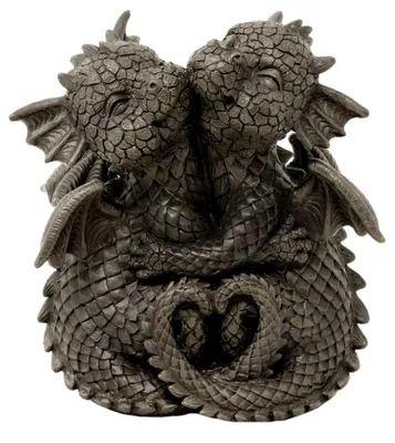 Image de Figurine de jardin Dragon de jardin - Modèle câlin petit - Figurine fantaisie Décoration Dragon Jardin